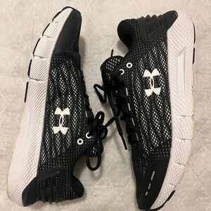 Under Armour Black and White Athletic Shoes